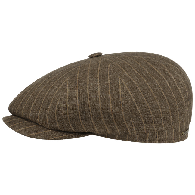 Hatteras Striped Linen Flatcap By Stetson CHF 106 95