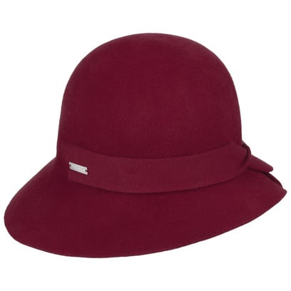 Lindana Velours Cloche Wollhut by Seeberger