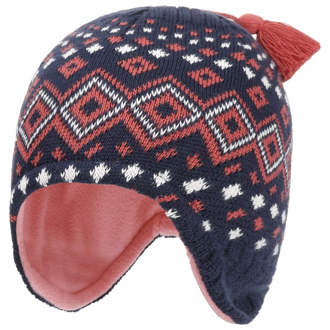 Bonnets en laine pour femme et homme avec pompon, fleur tricot, chapkas  cache oreille, bonnets péruviens