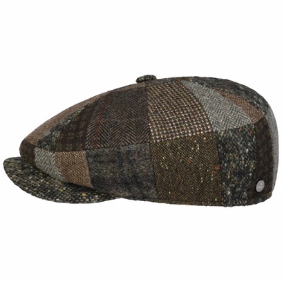Mindell 8 Panel Patchwork Flatcap by Lierys