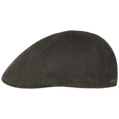 Herringbone Duck Flatcap by Stetson