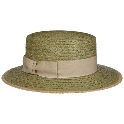 Chapeau Canotier de Raphia Cannaregio