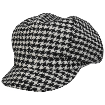 Casquette Gavroche Houndstooth by Alfonso D’Este