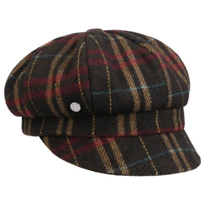 Casquette Gavroche Shetland Wool Stripes by Lierys