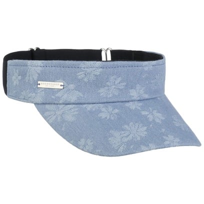 Visière Denim Flower by Seeberger