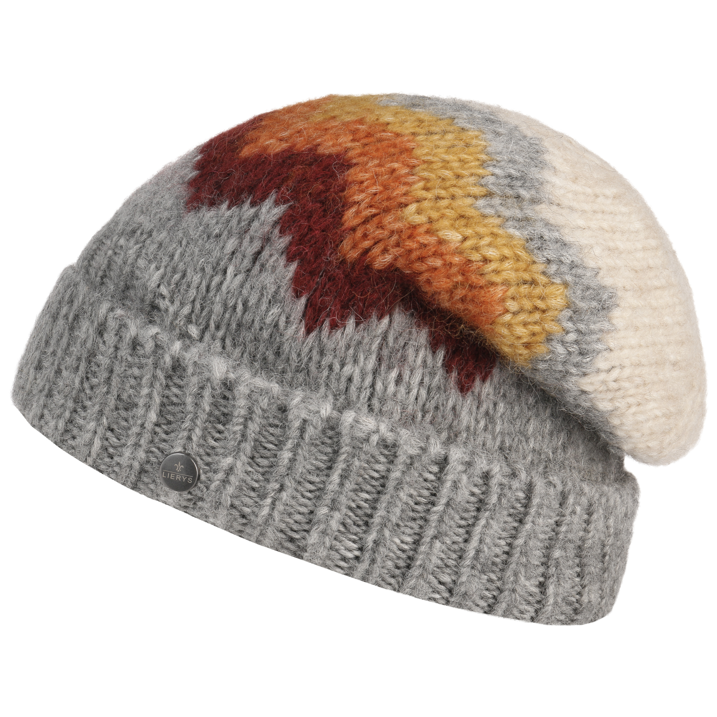 Bonnet en Tricot avec Revers Merino by Lierys