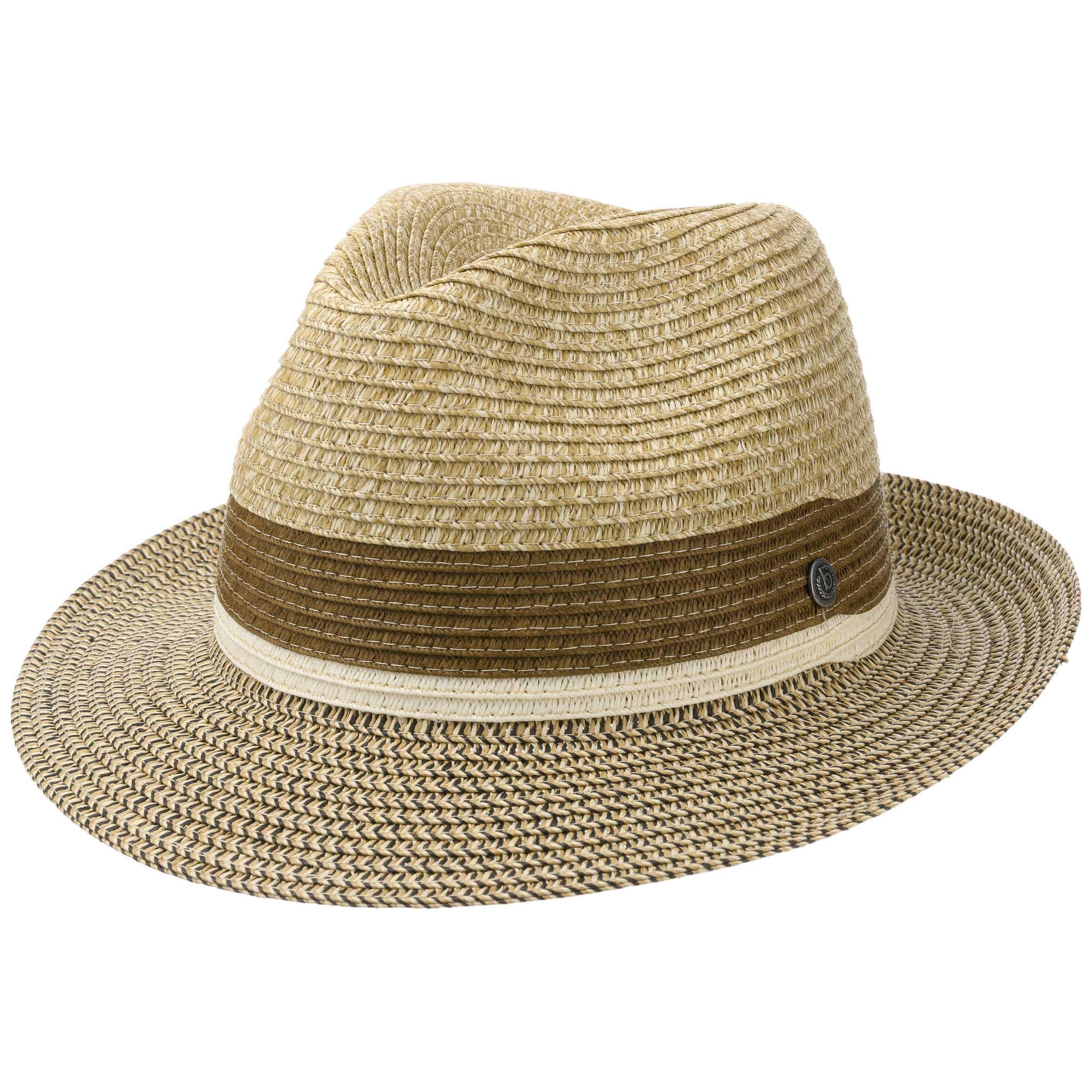 Cappello BUGATTI Bogart Paglia Mix Estivo Uomo Blu Taglia L (58-59 Cm) - Fatto In Italia - 2