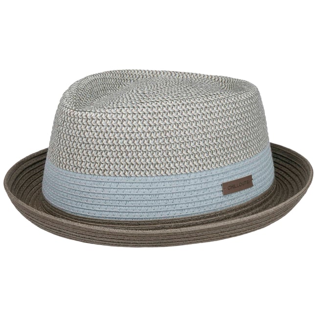 Chapeau Pork Pie En Paille Lipodo - Made In Italy - Style Vintage Été - Homme