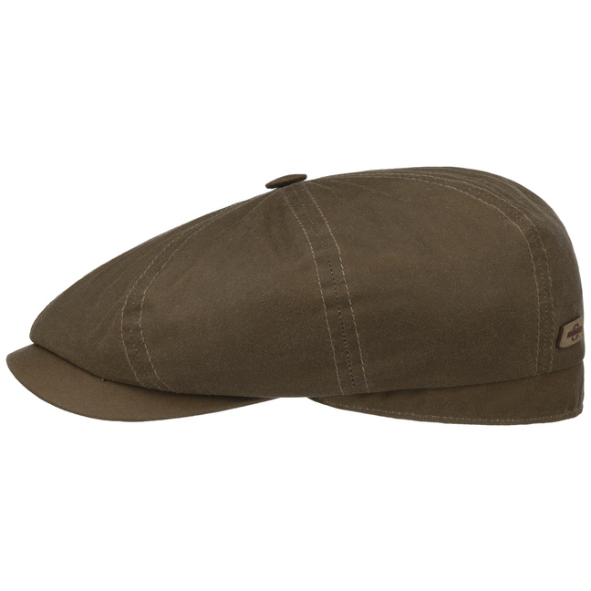 stetson hatteras leather cap