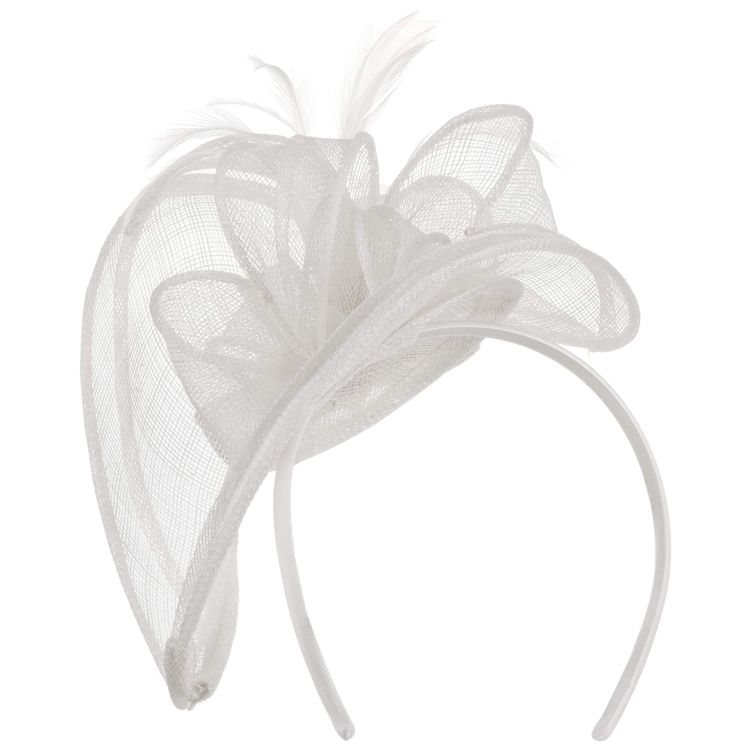 Haojing Fascinator Mit Netz & Federn – Eleganter Haarhut Für Hochzeit, Teeparty & Festliche Anlässe