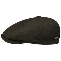 6 Panel Fine Melange Wool Flatcap by Stetson - CHF 106.95