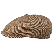 8 Panel Avondale Wool Flatcap by JJ Hats - CHF 127.95