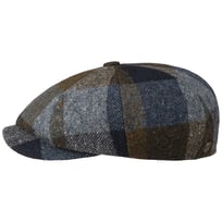 8 Panel Wool Check Flatcap by Balmoral - CHF 128.95