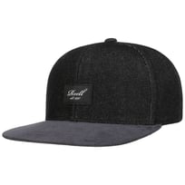 Black Denim Suede Cap by Reell - CHF 44.95