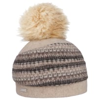 Bonnet en Laine Foul�e Faux Fur Pom by Seeberger - CHF 127.95