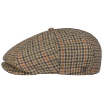 Brood Cotton Houndstooth Flatcap by Brixton - CHF 53.95