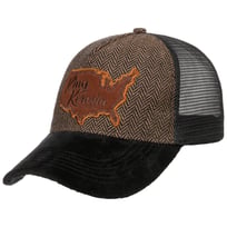 Casquette Trucker Black Brown by King Kerosin - CHF 34.95