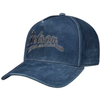 Casquette en Cuir Vintage Denim Blue by Stetson - CHF 138.95