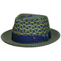 Chapeau Panama Blue & Green by Alfonso D�Este - CHF 213.95