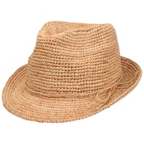 Chapeau de Raphia Crochet Trilby by McBURN - CHF 44.95