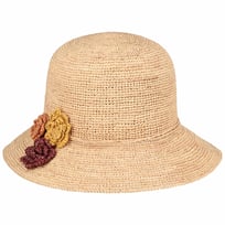 Chapeau de Raphia Three Blossoms by Gebeana - CHF 85.95