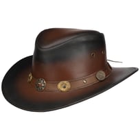 Bandeau pour chapeau en crin de cheval Longmire, style western marron naturel - France