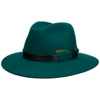 Chapeau en Laine avec Bande de Cuir Uni by Lierys - CHF 90.95
