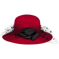 Chapeau en Laine avec Voilette Palica by Lierys - CHF 147.95