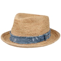 Chapeau en Paille Crochet Raphia Fedora by Stetson - CHF 127.95