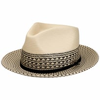 Chapeau en Paille Meola Twotone Fedora by Stetson - CHF 106.95