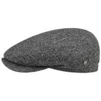 Crimson Wool Herringbone Flatcap by Lierys - CHF 74.95