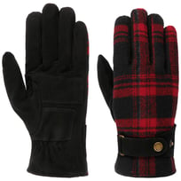 Goat Suede Woolen Check Handschuhe by Stetson - CHF 106.95