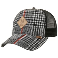 HFT Check Logo Patch Tweed Cap by Djinns - CHF 28.95