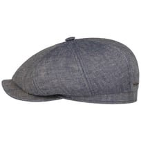 Hatteras 8 Panel Leinen Flatcap by Stetson - CHF 106.95