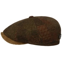 Hatteras Dark Paisley Flatcap by Stetson - CHF 128.95