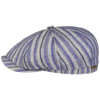 Hatteras Docado Stripe Flatcap by Stetson - CHF 106.95