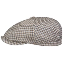 Hatteras Tweed Houndstooth Flatcap by Stetson - CHF 170.95