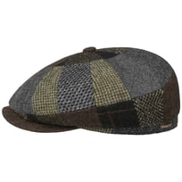 Hatteras Wool Mix Patchwork Flatcap by Stetson - CHF 106.95