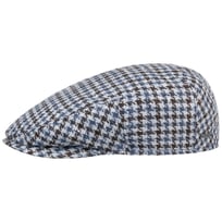 Kent Tricolour Houndstooth Flatcap by Stetson - CHF 111.95