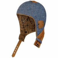 Leinen Cabriom�tze mit Leder by Stetson - CHF 192.95