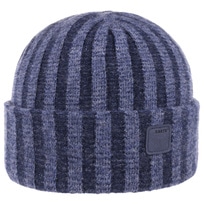 Stetson Ravia Umschlagmütze Beanie - Made In Italy Aus Baumwolle Und Schurwolle