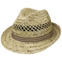 Striped Ribbon Trilby Strohhut by Lipodo - CHF 27.95