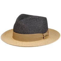 Twotone Toyo Fedora Raffiahut by Stetson - CHF 95.95