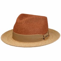Twotone Toyo Fedora Raffiahut by Stetson - CHF 95.95