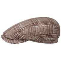 Wool Silk Check Flatcap by Stetson - CHF 100.95