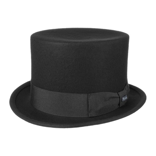 chapeau haut de forme feutre laine noir Reference : 4642 | Chapellerie Traclet